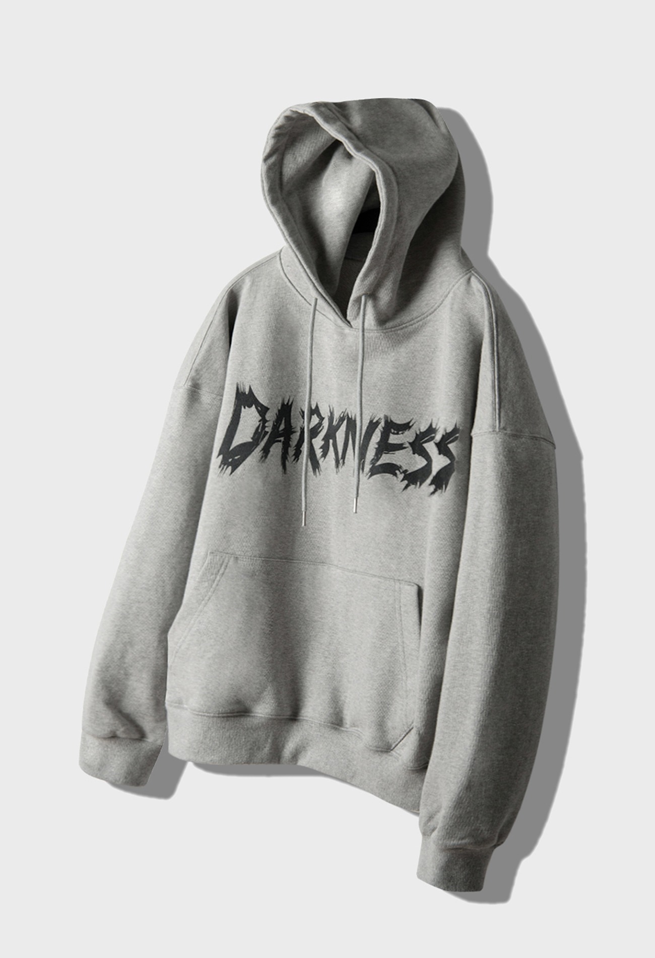 DARKNESS OVER FIT HOODIE (GRAY)