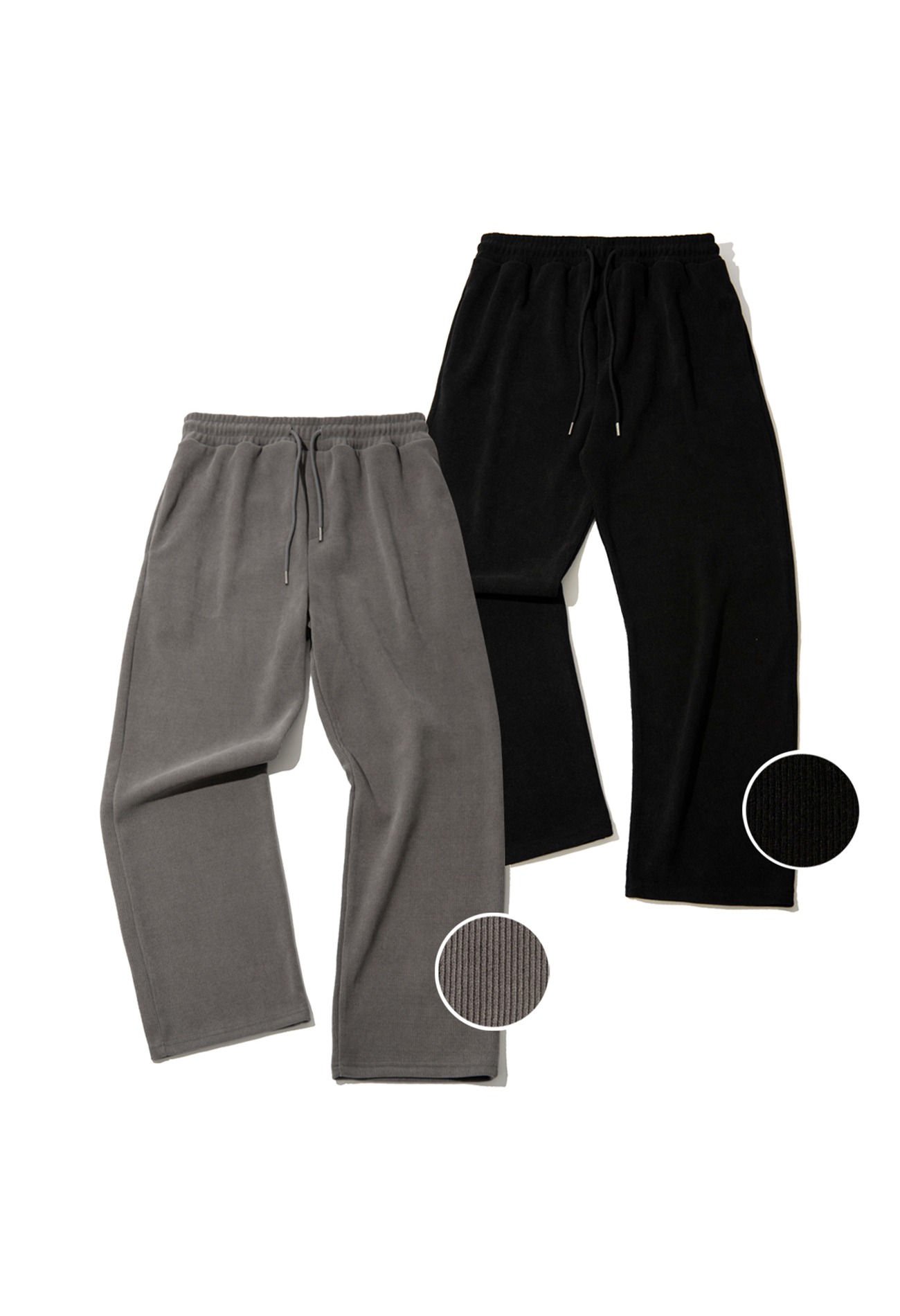 Corduroy Semi-Wide Silhouette Pants(5color)